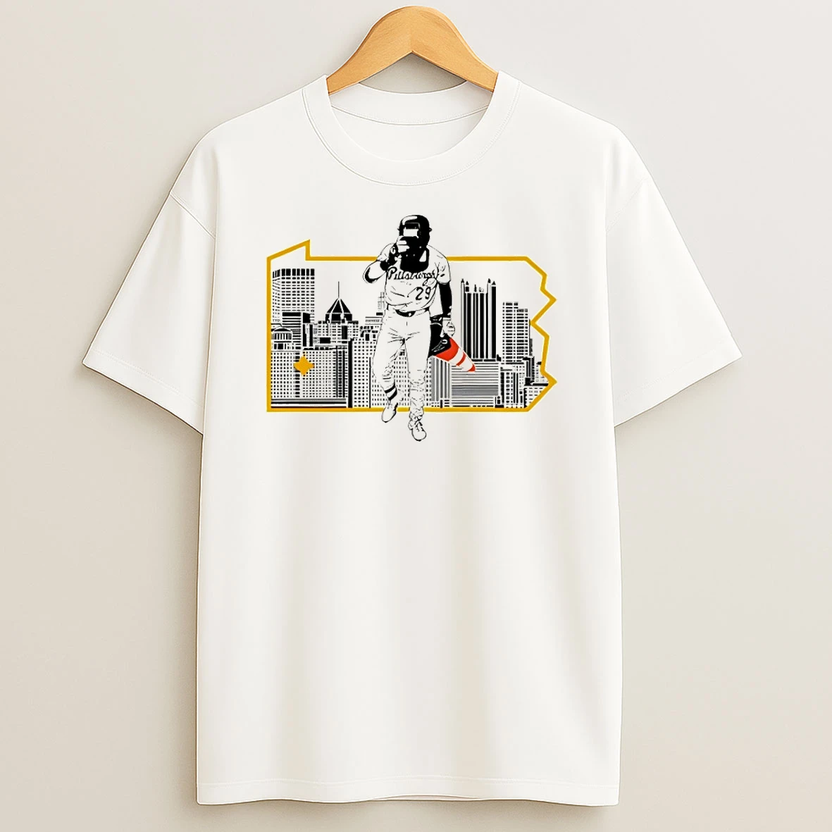 Hoist The Cone City Skyline Paul Skenes Pittsburgh Pirates Baseball Mlb 2026 Shirts
