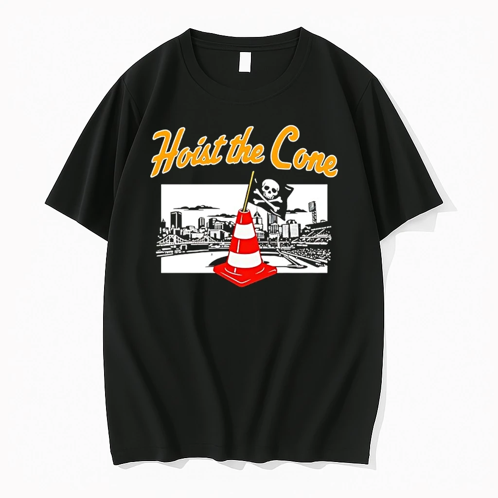 Hoist The Cone Pittsburgh Pirates Flag City Skyline Shirts