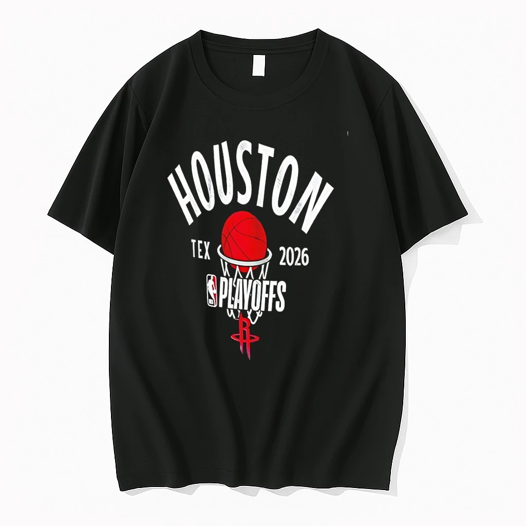 Houston Rockets Basketball 2026 Playoff Participant Stand Logo Shirts