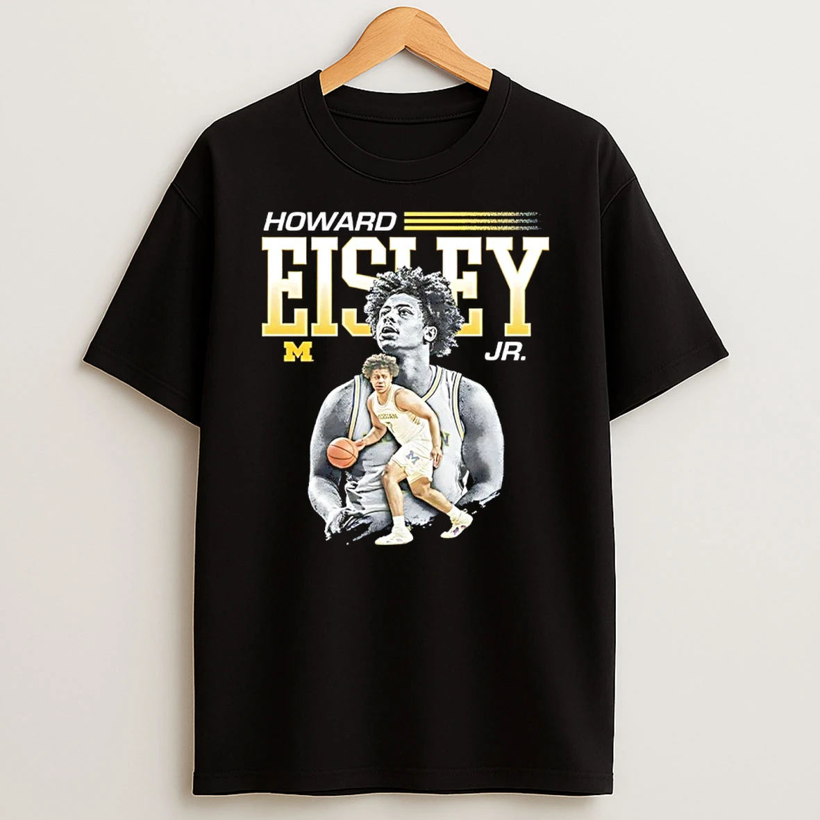 Howard Eisley Jr Michigan Wolverines Mens Basketball Collage Shirts
