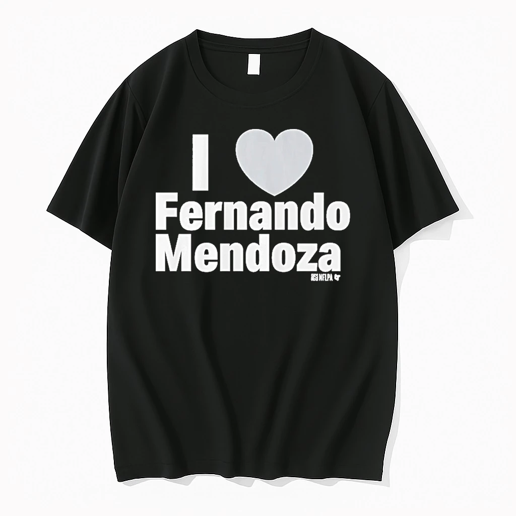 I Heart Fernando Mendoza Las Vegas Raiders Nfl Draft Shirts