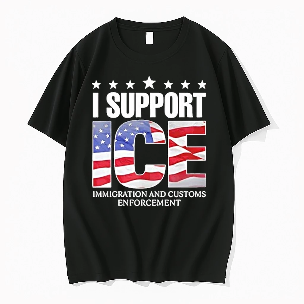 I Support Ice Immigration And Customs Enforcement Flag Tour 2026 Shirts