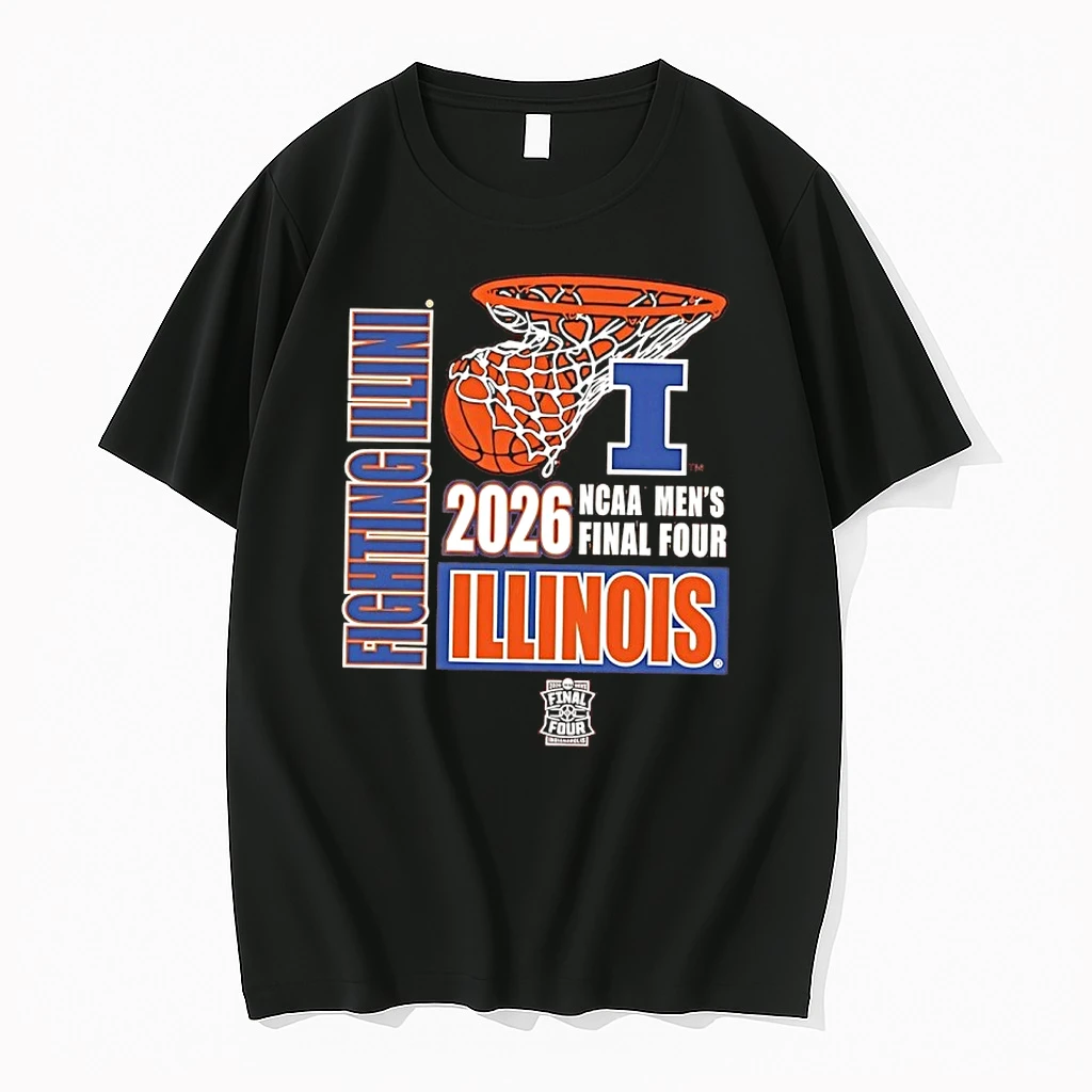 Illinois Fighting Illini Basketball 2026 Ncaa Mens Final Four Shirts