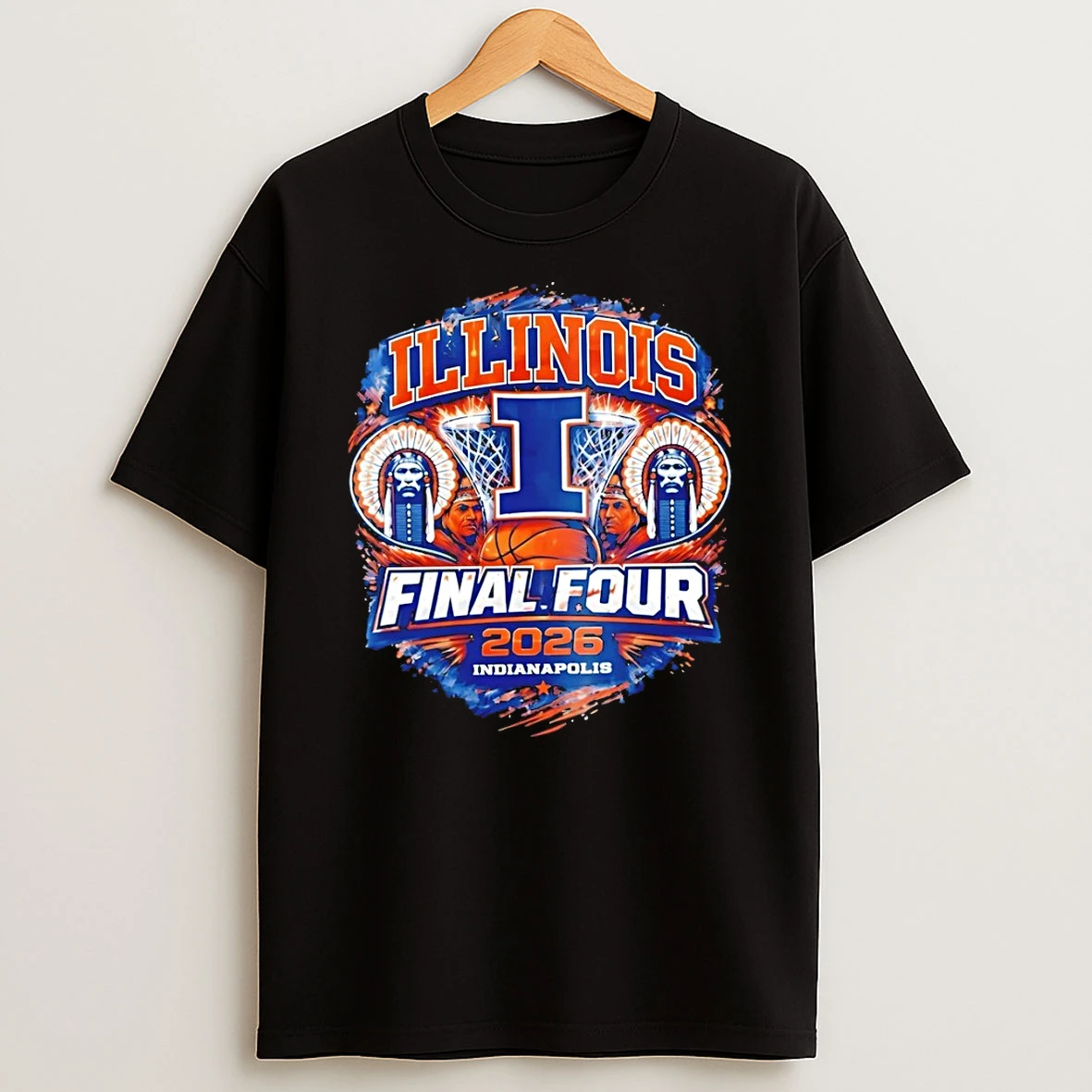 Illinois Fighting Illini Basketball Ncaa Final Four March Madness 2026 Indianapolis Shirts