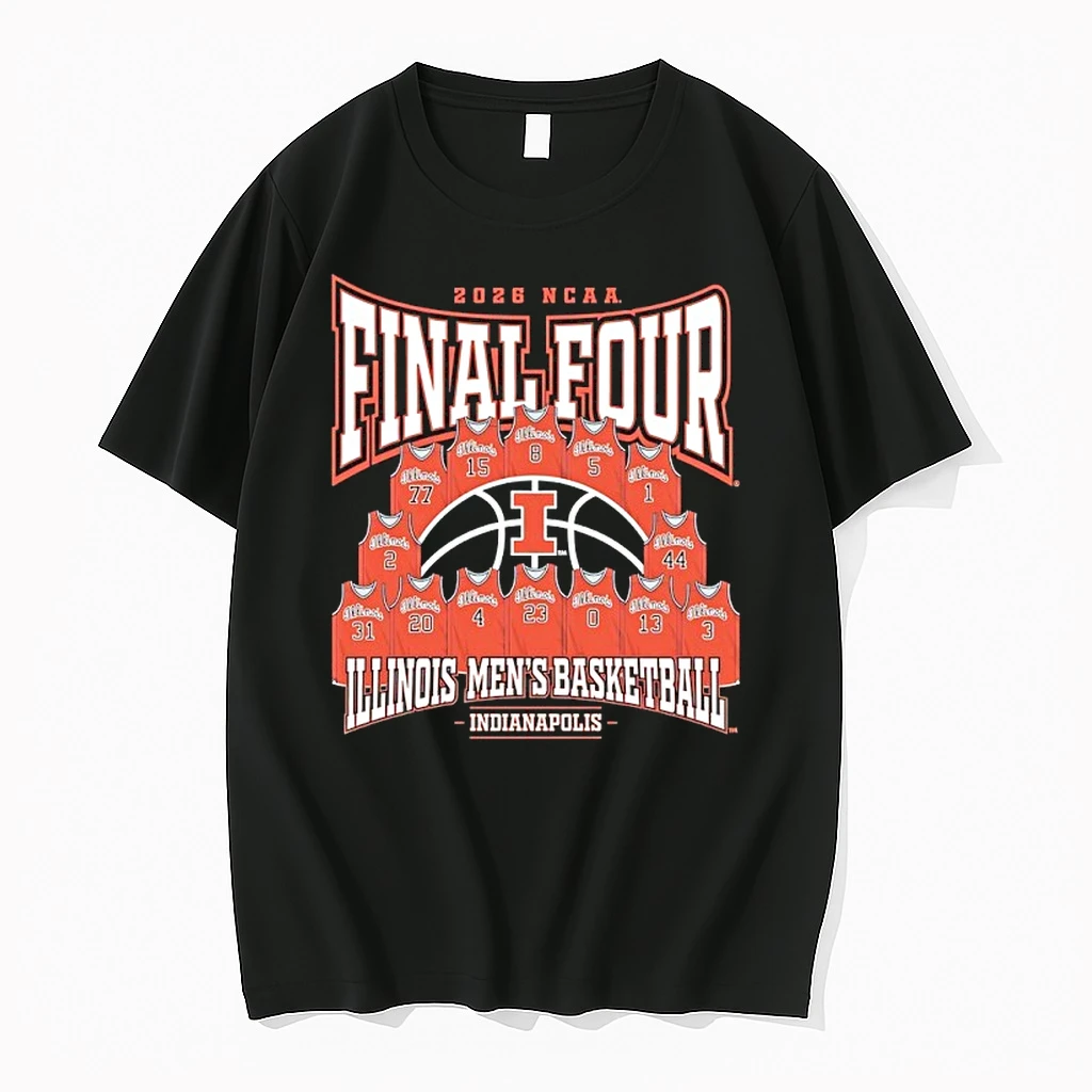 Illinois Fighting Illini Mens Basketball 2026 Ncaa Final Four Shirts