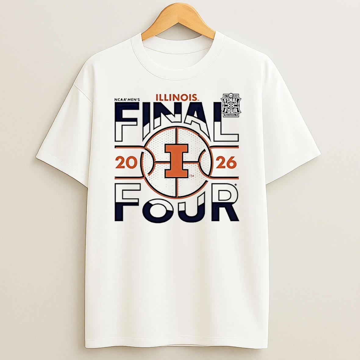 Illinois Fighting Illini Mens Basketball Ncaa Final Four 2026 Shirts