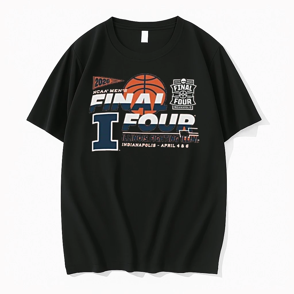Illinois Fighting Illini Mens Final Four 2026 Indianapolis April 4 6 Shirts
