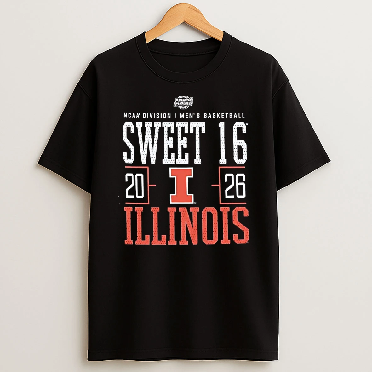Illinois Fighting Illini Sweet 16 Ncaa Mens Basketball Final Four 2026 Shirts