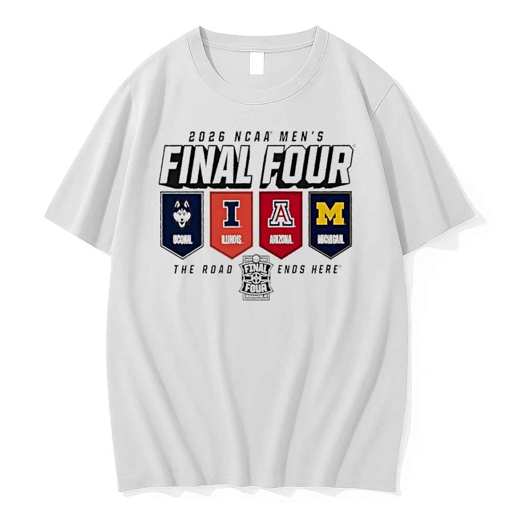 Illinois Fighting Illini Youth 4 Team 2026 Ncaa Mens Final Four Shirts