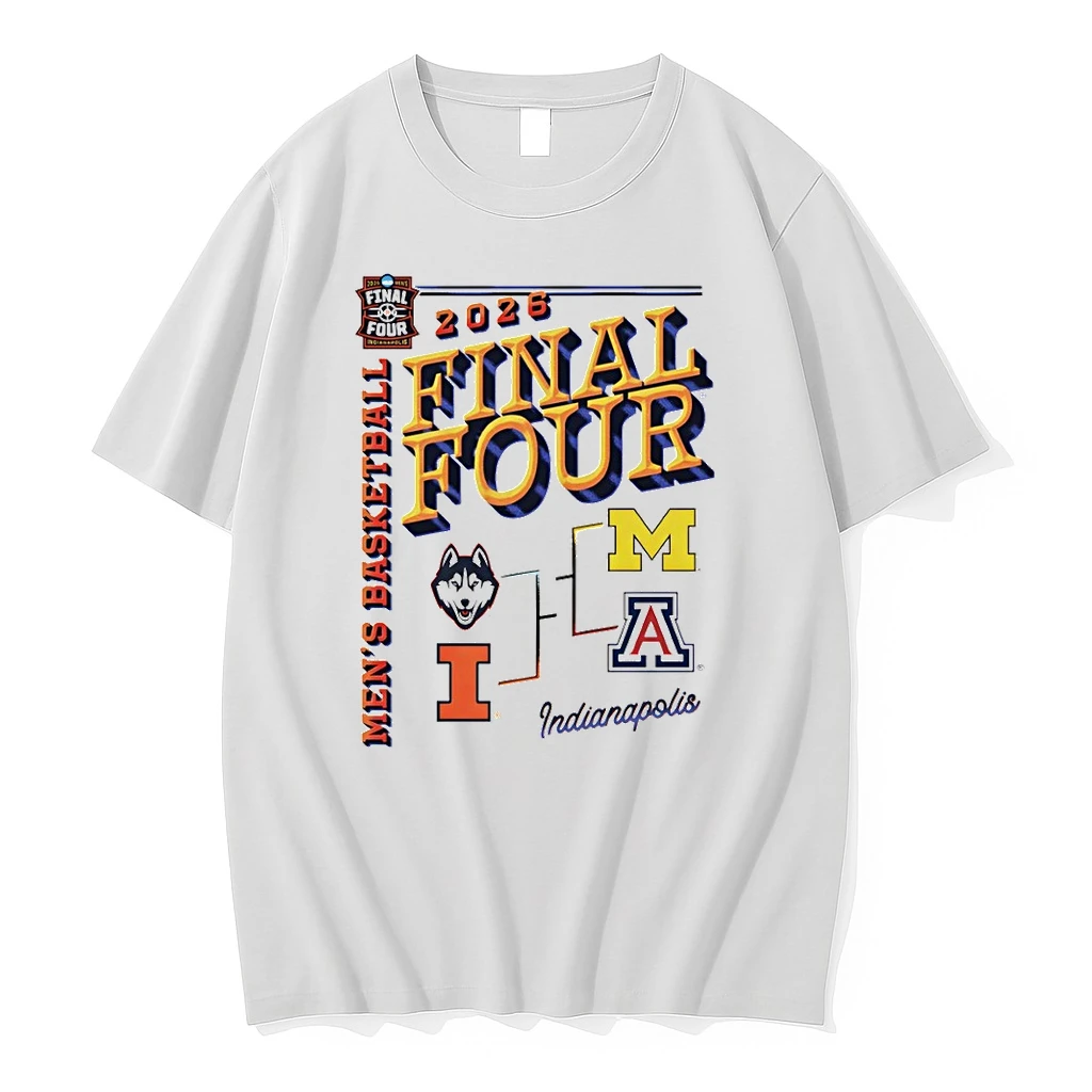 Illinois Huskey Michigan Arizona Basketball 2026 Final Four Shirts