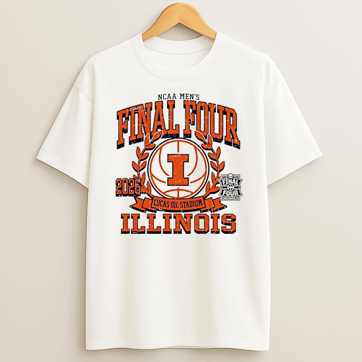 Illinois Illini Final Four 2026 Mens March Madness Basketball Shirts
