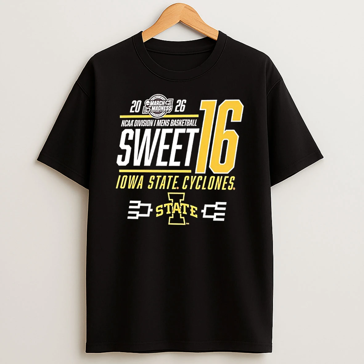 Iowa State Cyclones 2026 Ncaa Di March Madness Sweet 16 Shirts