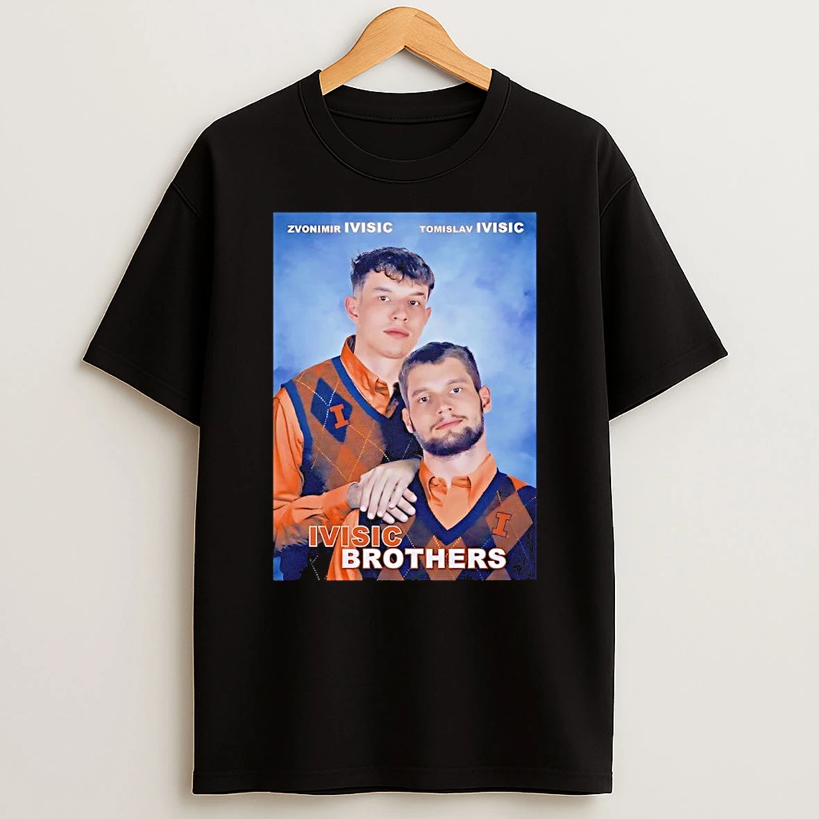 Ivisic Brothers Step Brothers Illinois Fighting Illini Basketball Shirts