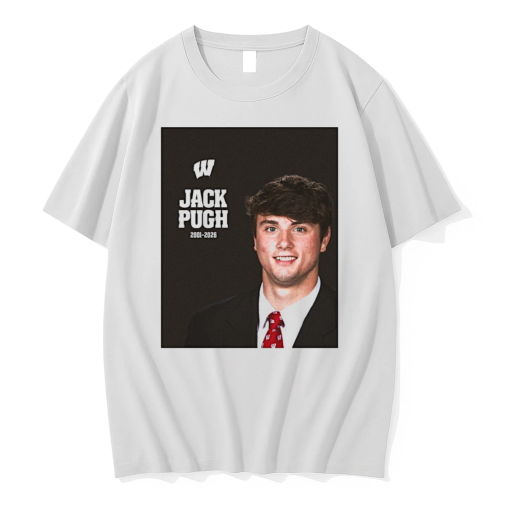 Jack Pugh 2001 2026 Wisconsin Badgers Football Shirts