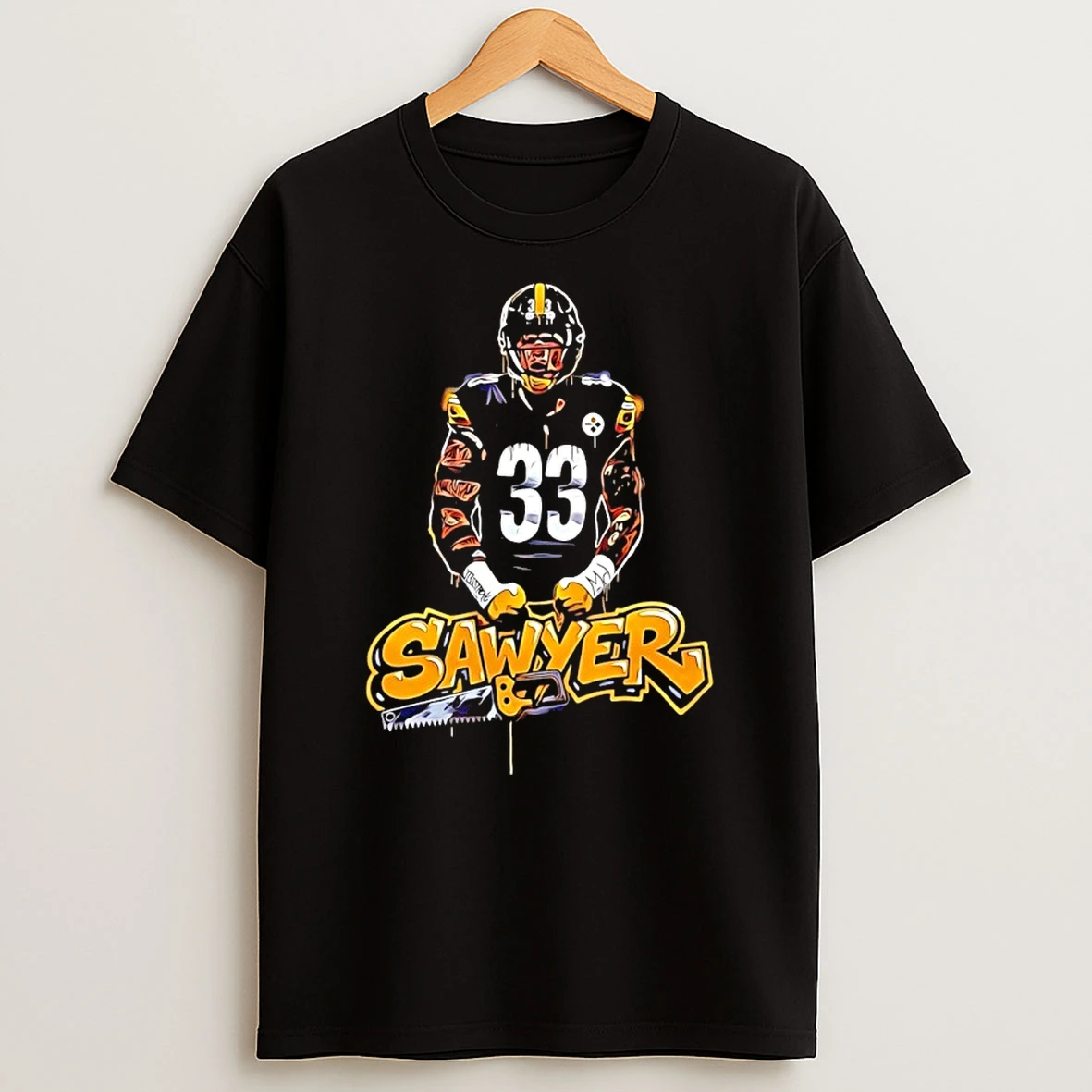 Jack Sawyer Graphic Pittsburgh Steelers Shirts