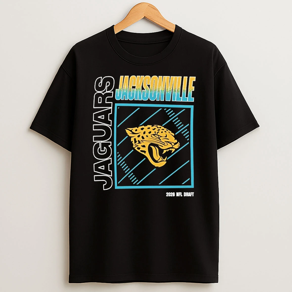 Jacksonville Jaguars 2026 Nfl Draft Logo Graphic Shirts