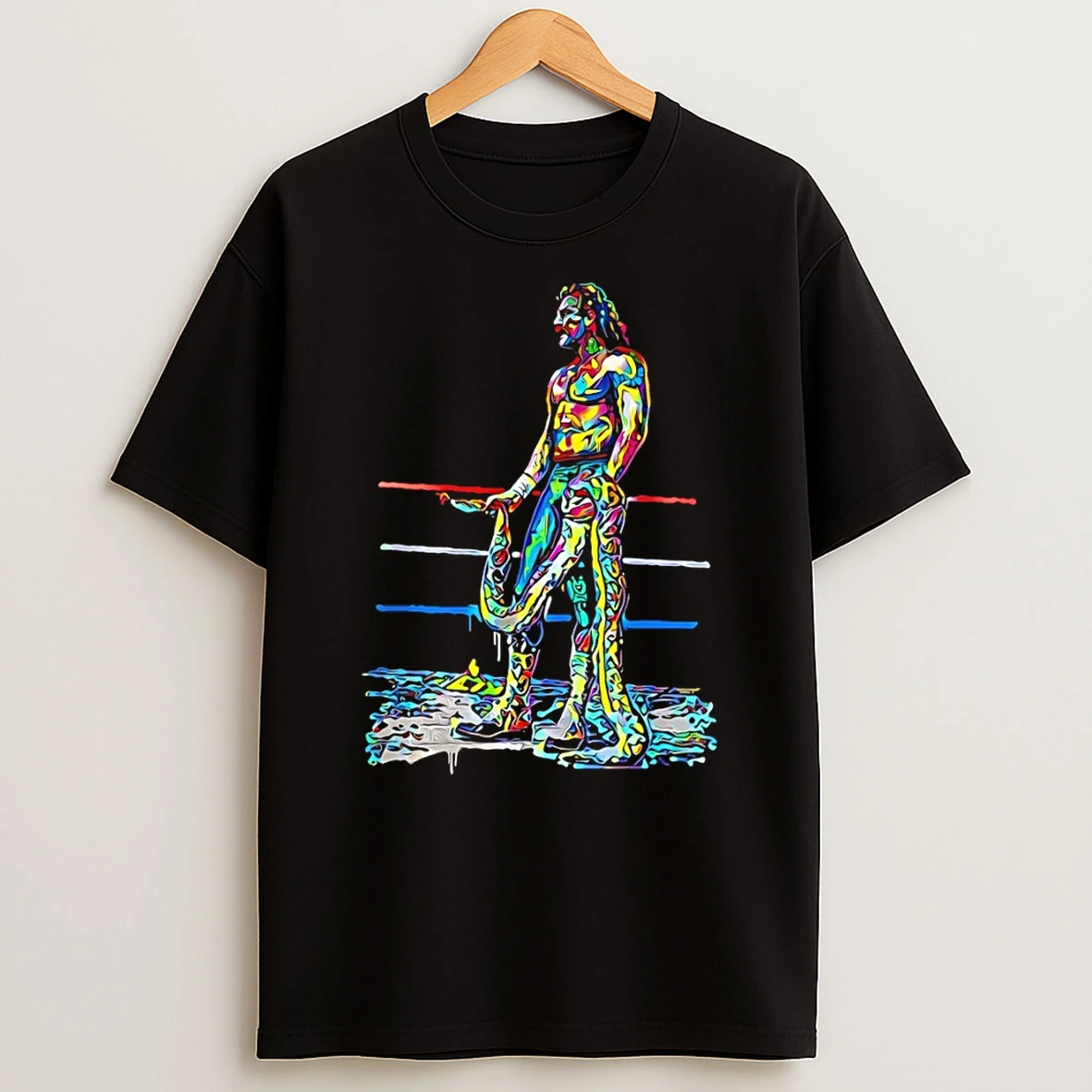 Jake The Snake Roberts Wrestler Neon 2026 Shirts