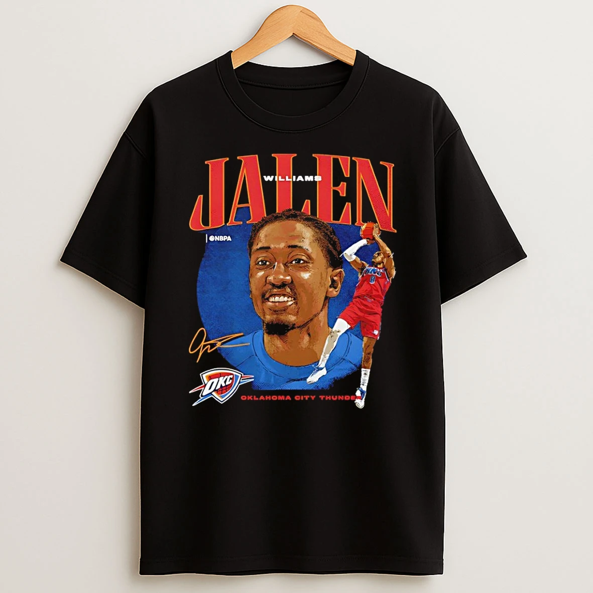 Jalen Williams Oklahoma City Thunder Basketball Nba Signature Shirts
