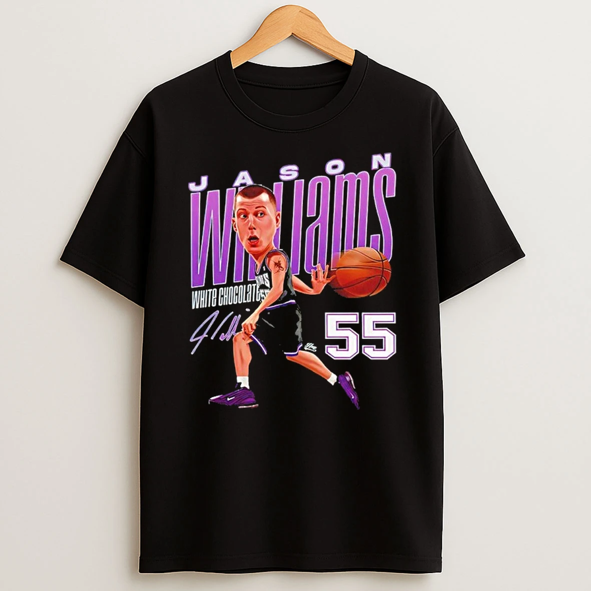Jason Williams Sacramento Kings White Chocolate Signature Shirts