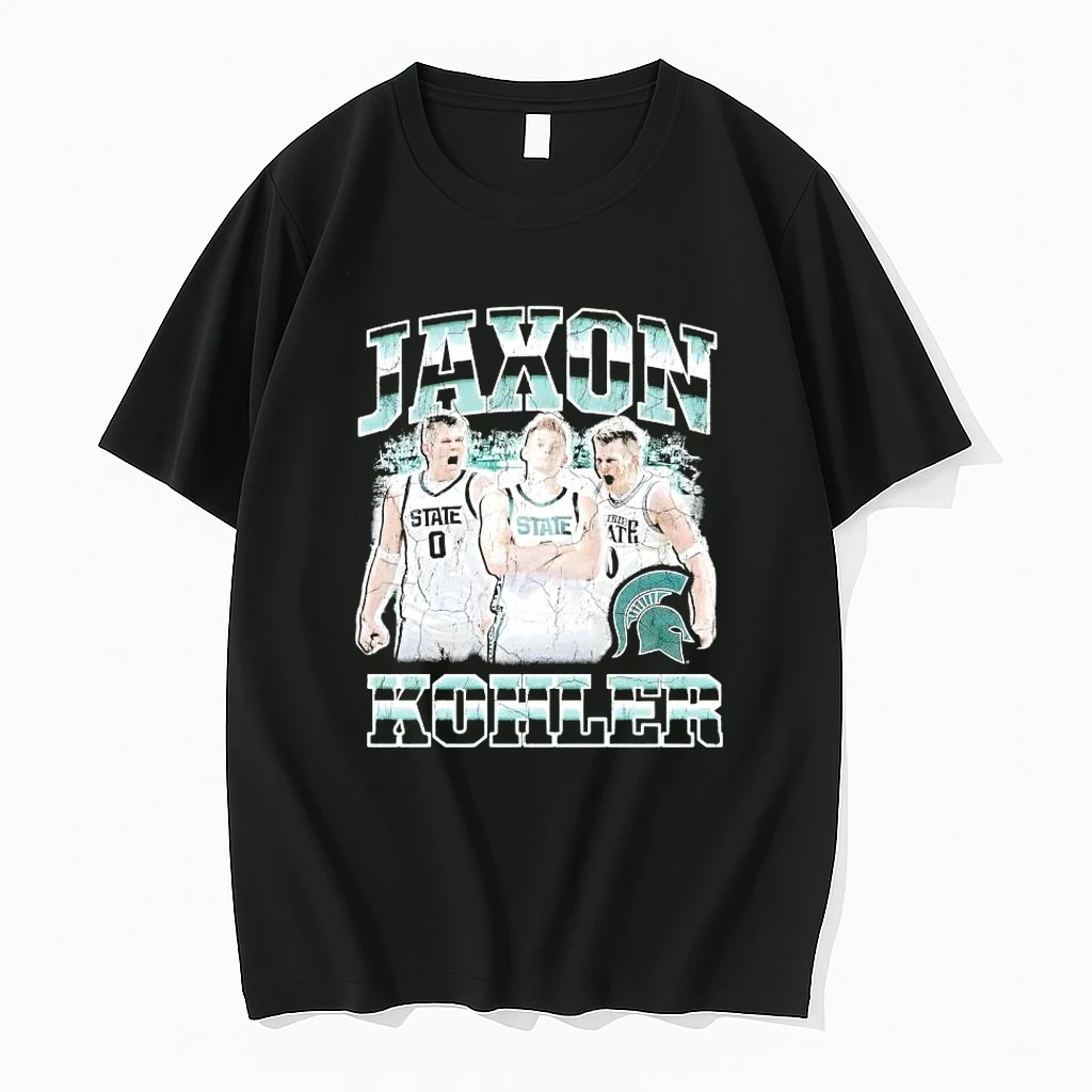 Jaxon Kohler Michigan State Spartans Basketball 90s Vintage Shirts