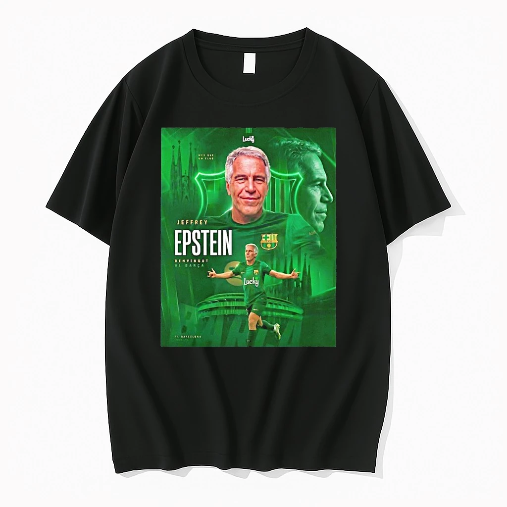 Jeffrey Epstein Fc Barcelona Paordy Shirts