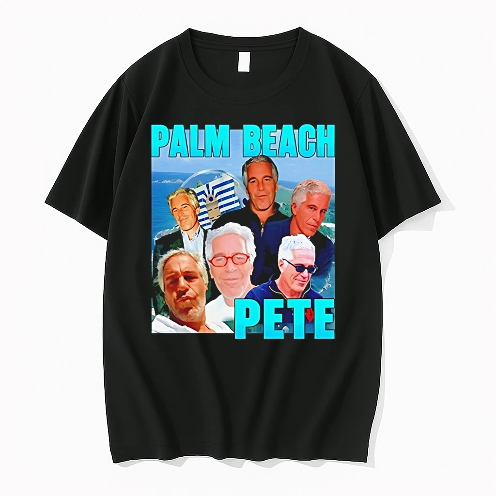 Jeffrey Epstein Palm Beach Pete Graphic Vintage Shirts