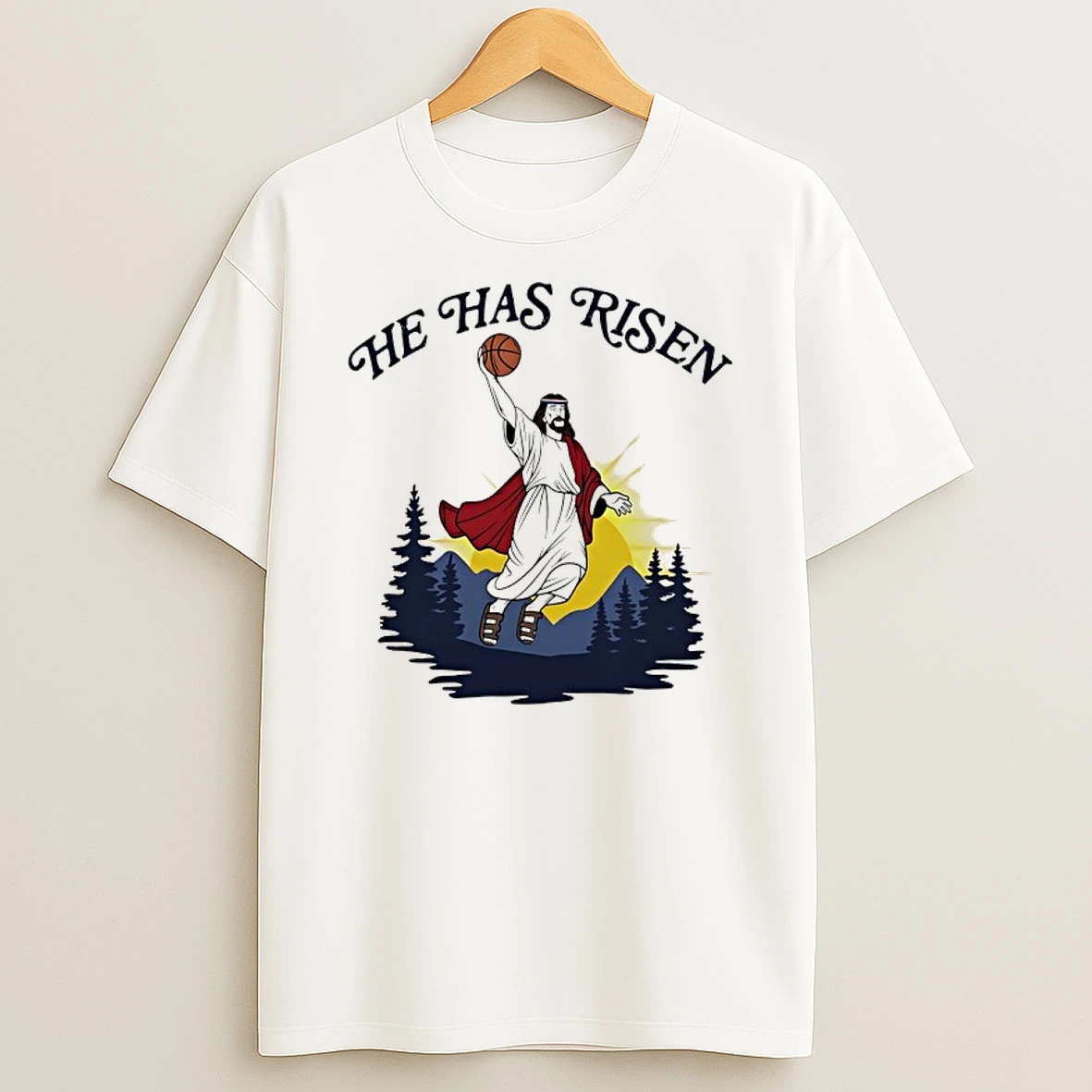 Jesus Has Risen Jordan Parody Shirts