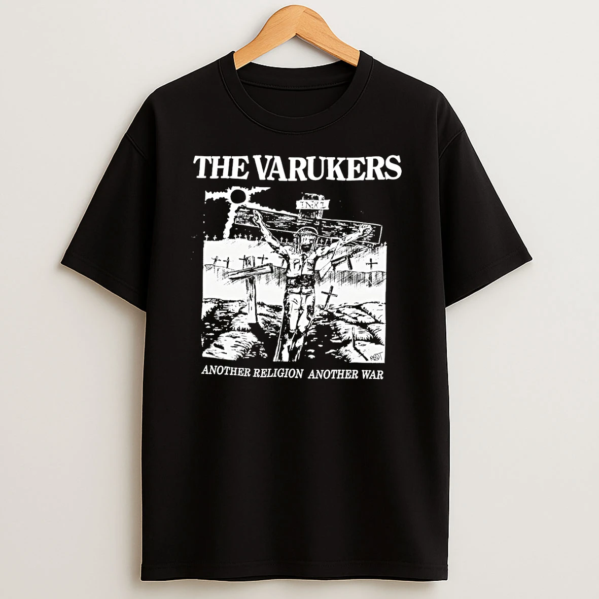 Jesus The Varukers Another Religion Another War Shirts