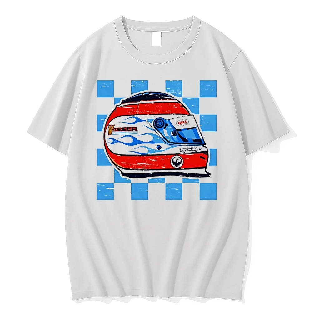 Jimmy Vasser Helmet Patrick Racing Indycar Bell Feuling Shirts