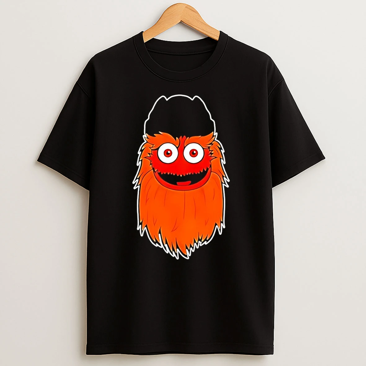 Joe Giglio Wearing Gritty Mascot Of The Philadelphia Flyers Nhl Shirts
