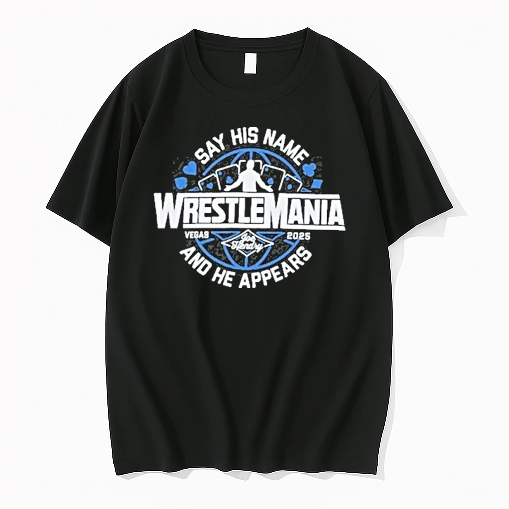 Joe Hendry Wrestlemania 41 Say His Name And He Appears Tour 2026 Shirts