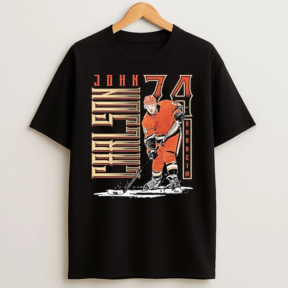 John Carlson 74 Anaheim Ducks Hockey Vertical Shirts