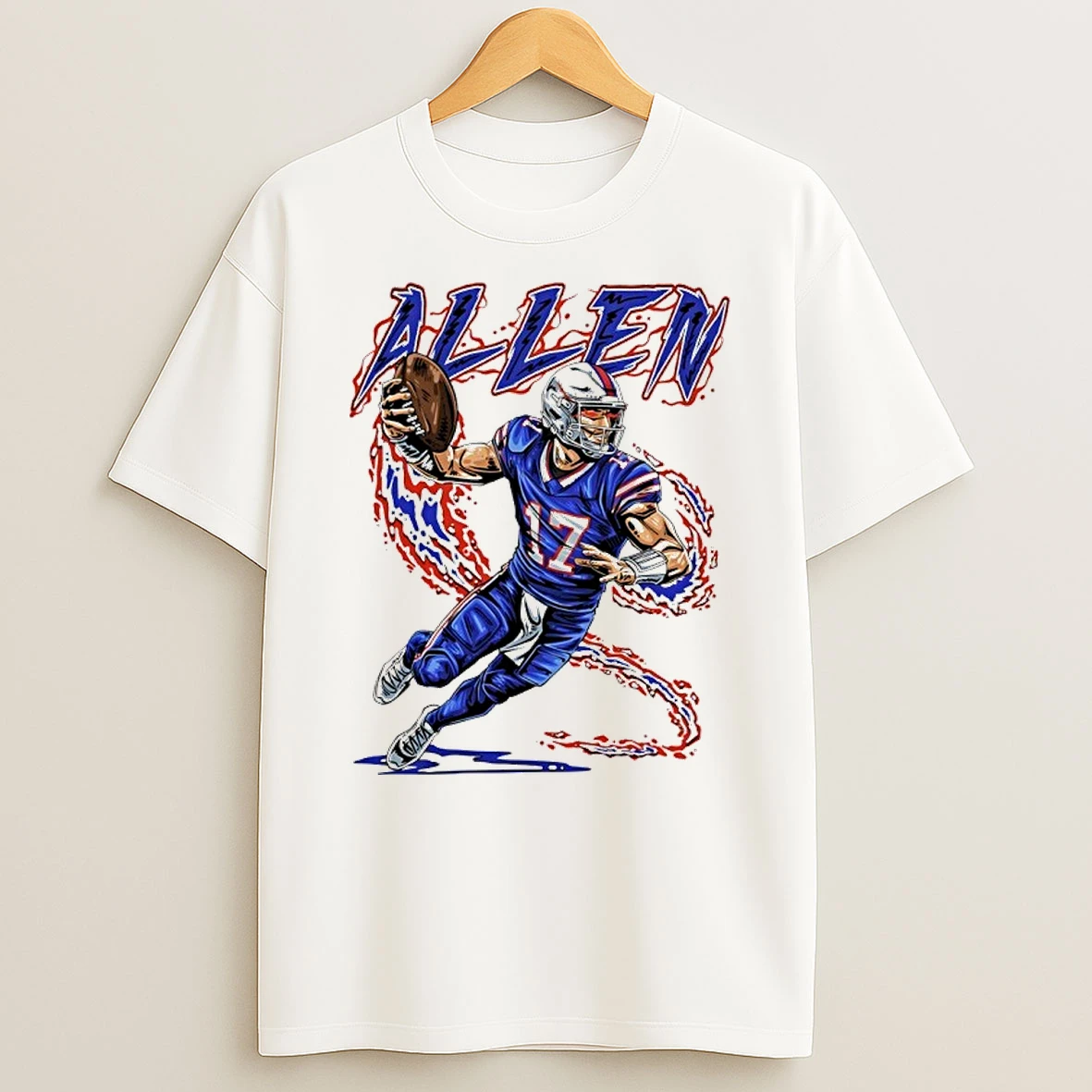 Josh Allen Buffalo Bills Football Anime Cartoon Shirts