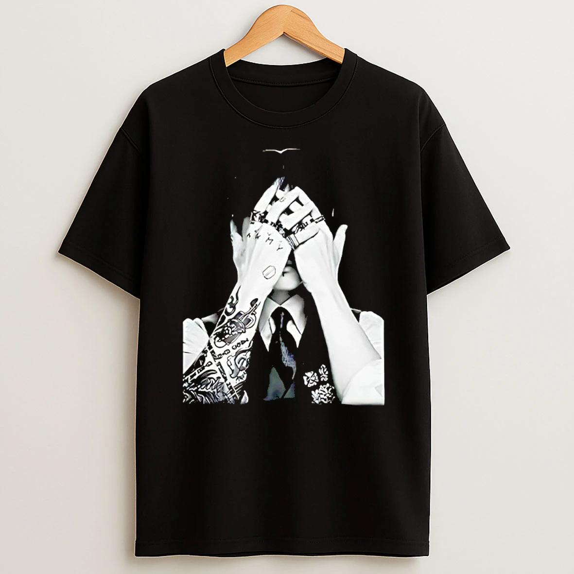 Jung Kook Bts Black And White Shirts