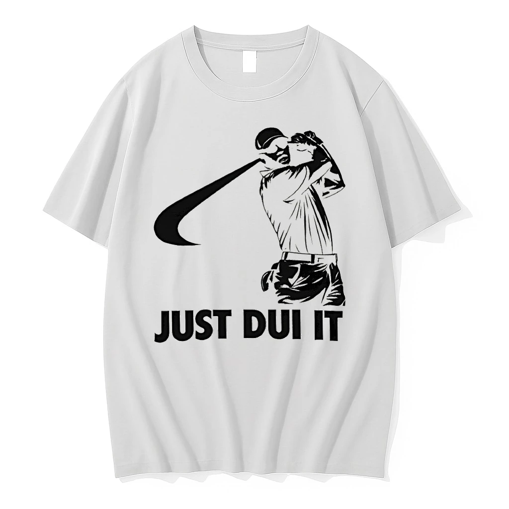 Just Dui It Tiger Woods Golf Nike Parody Shirts