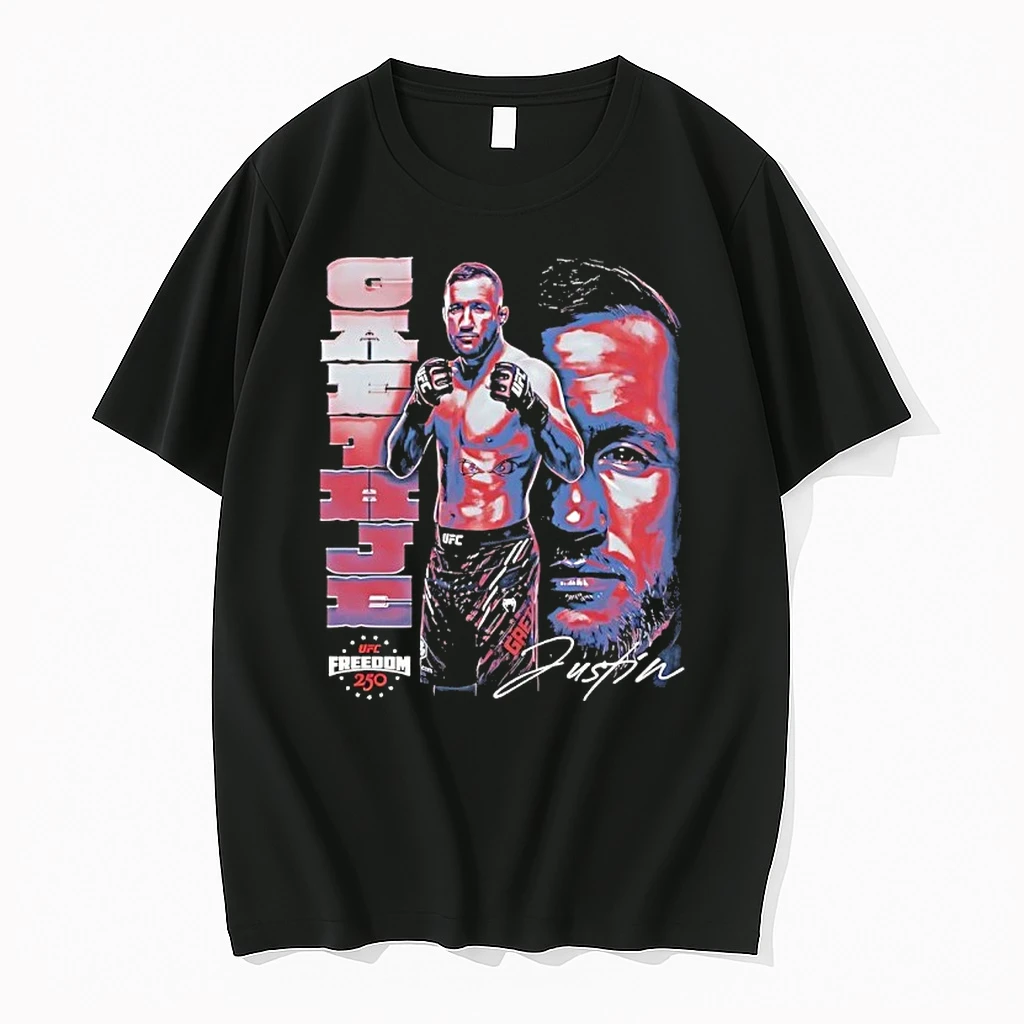 Justin Gaethje Ufc Vertical Name Shirts