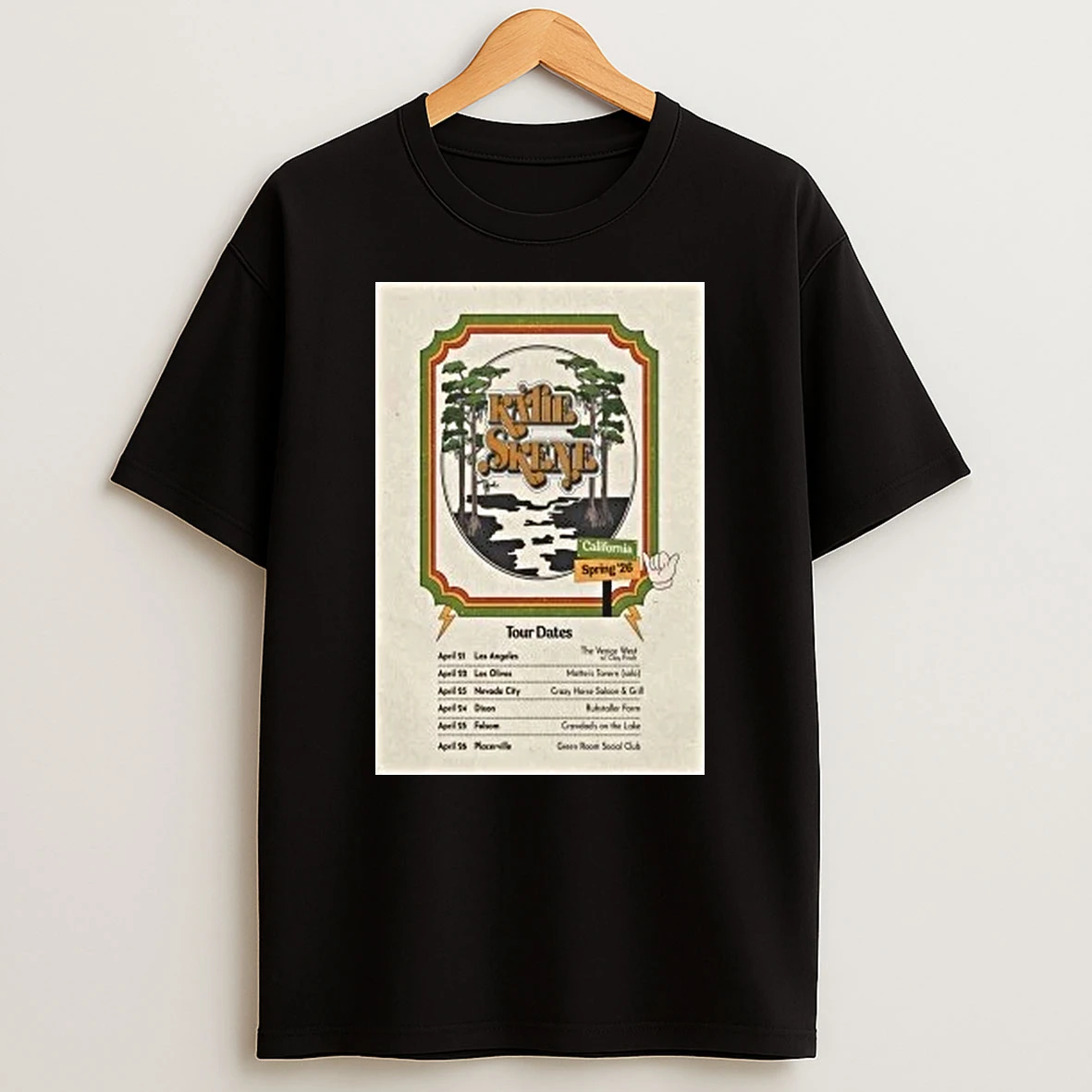 Kalie Skene Spring California 2026 Tour Shirts