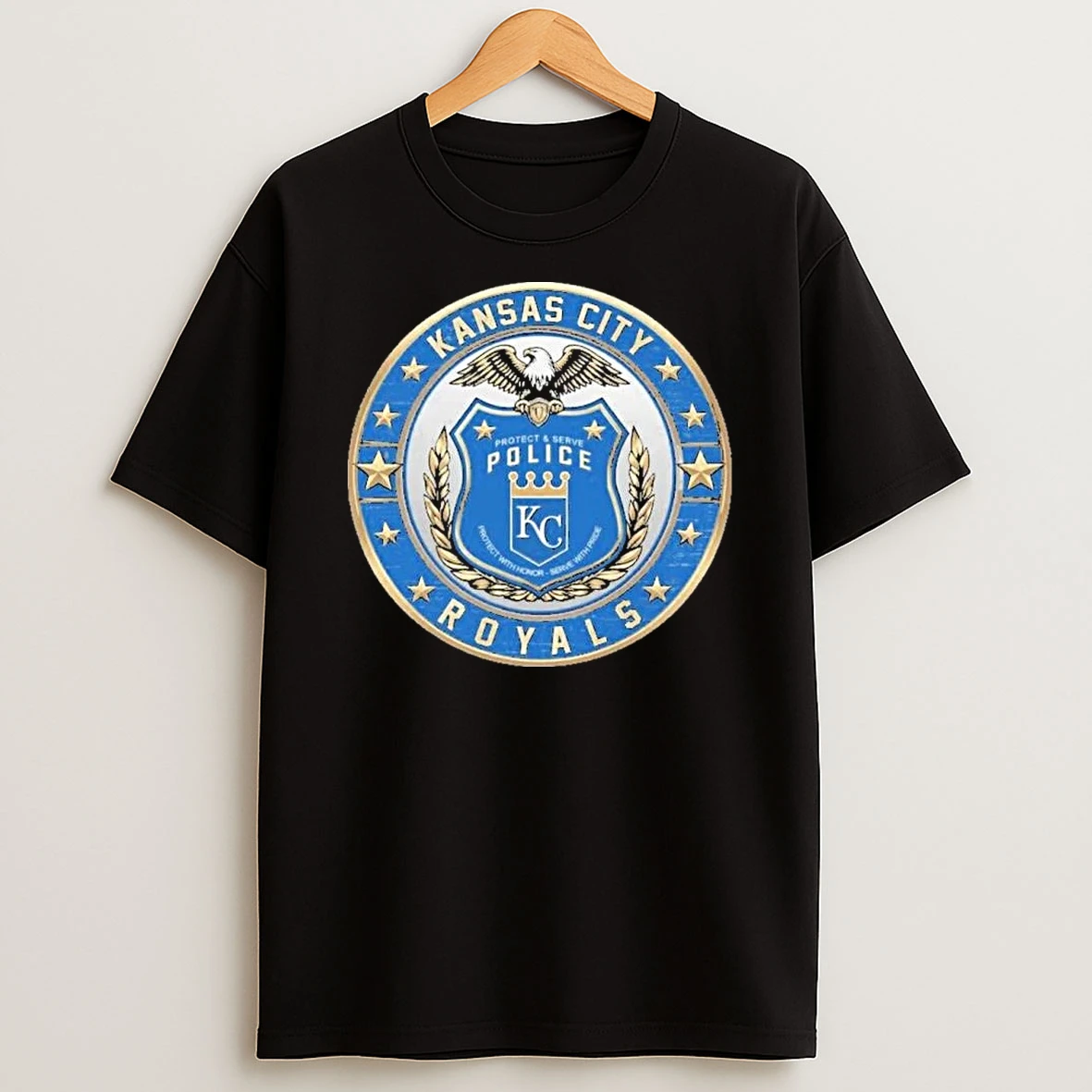 Kansas City Royals X Protect Serve Police Shirts