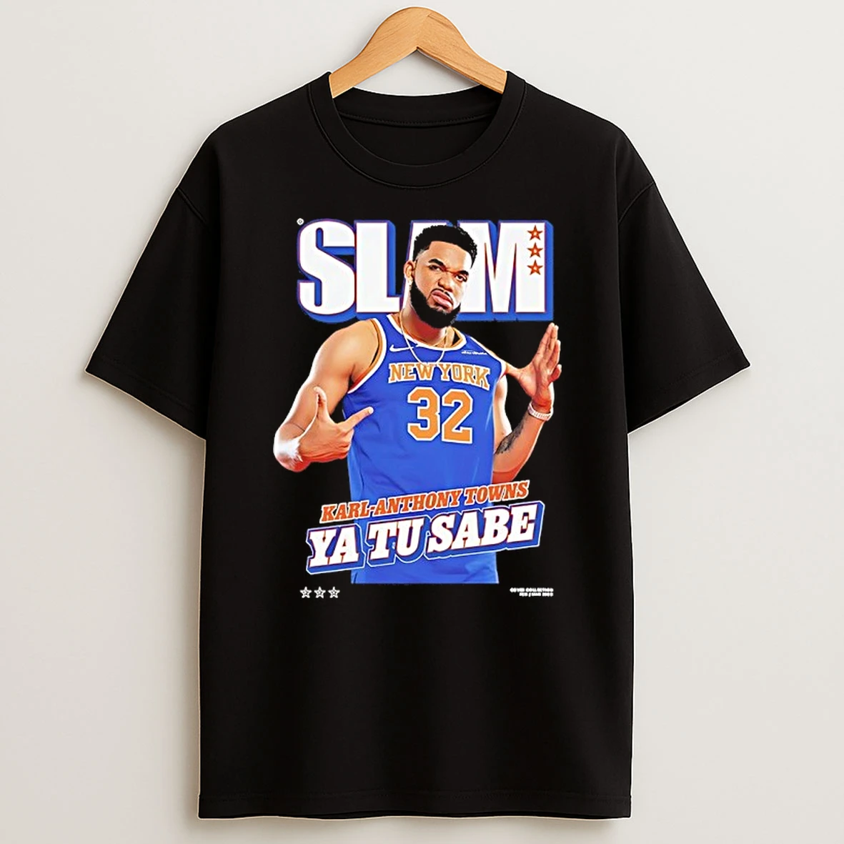 Karl Anthony Towns Ya Tu Sabe New York Knicks Slam Shirts