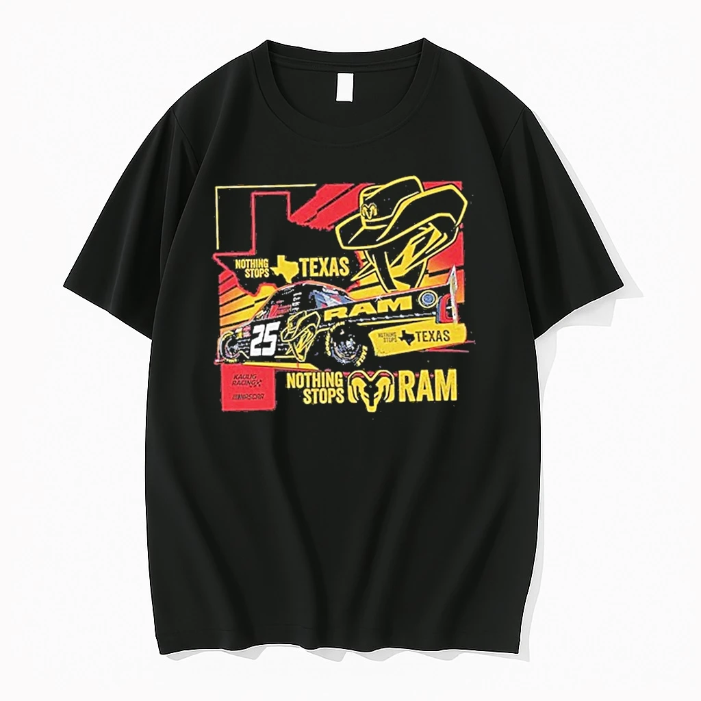 Kaulig Racing Nascar Ram Trucks Nothing Stops Texas Shirts