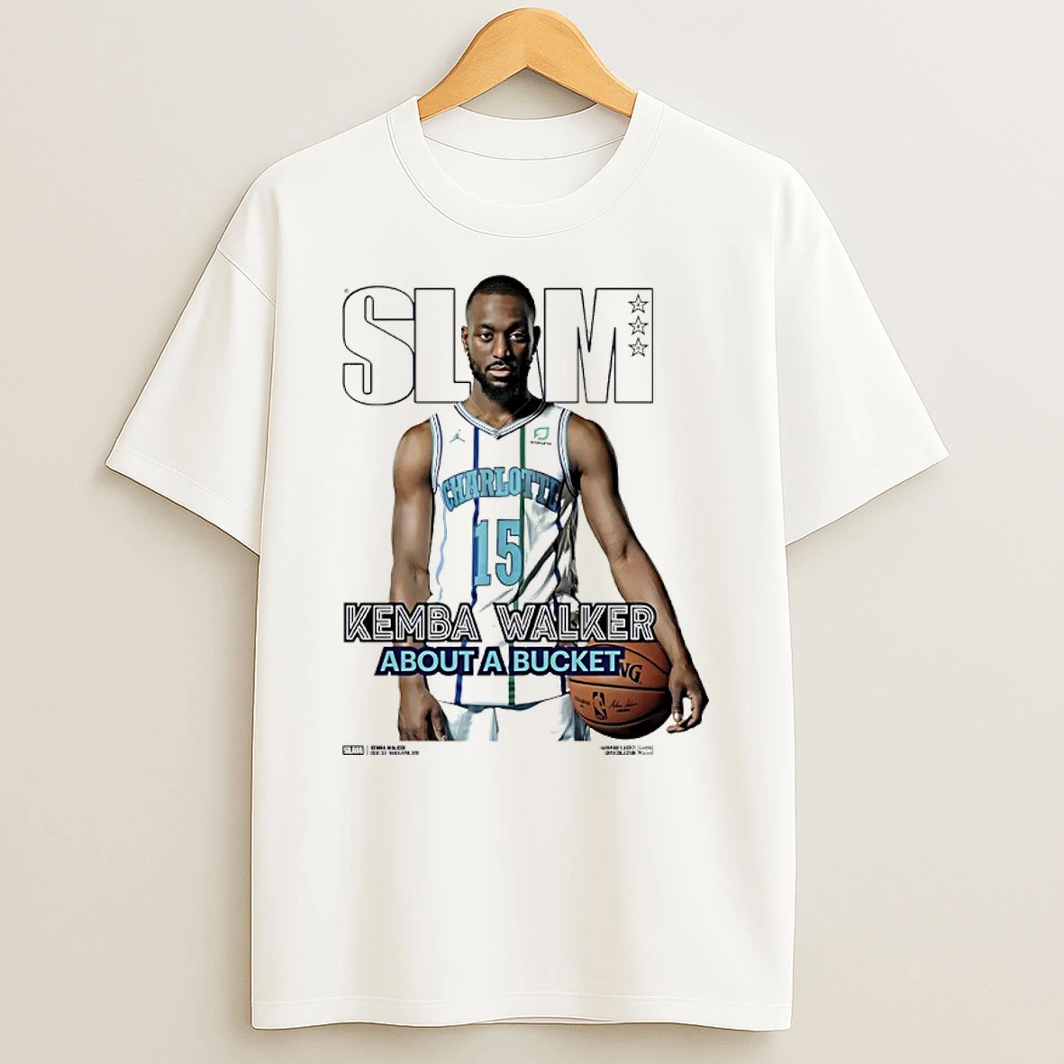 Kemba Walker Charlotte Hornets About A Bucket Slam Cover Shirts
