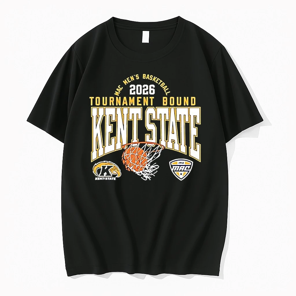 Kent State Golden Flashes 2026 Mac Mbb Tournament Bound Shirts