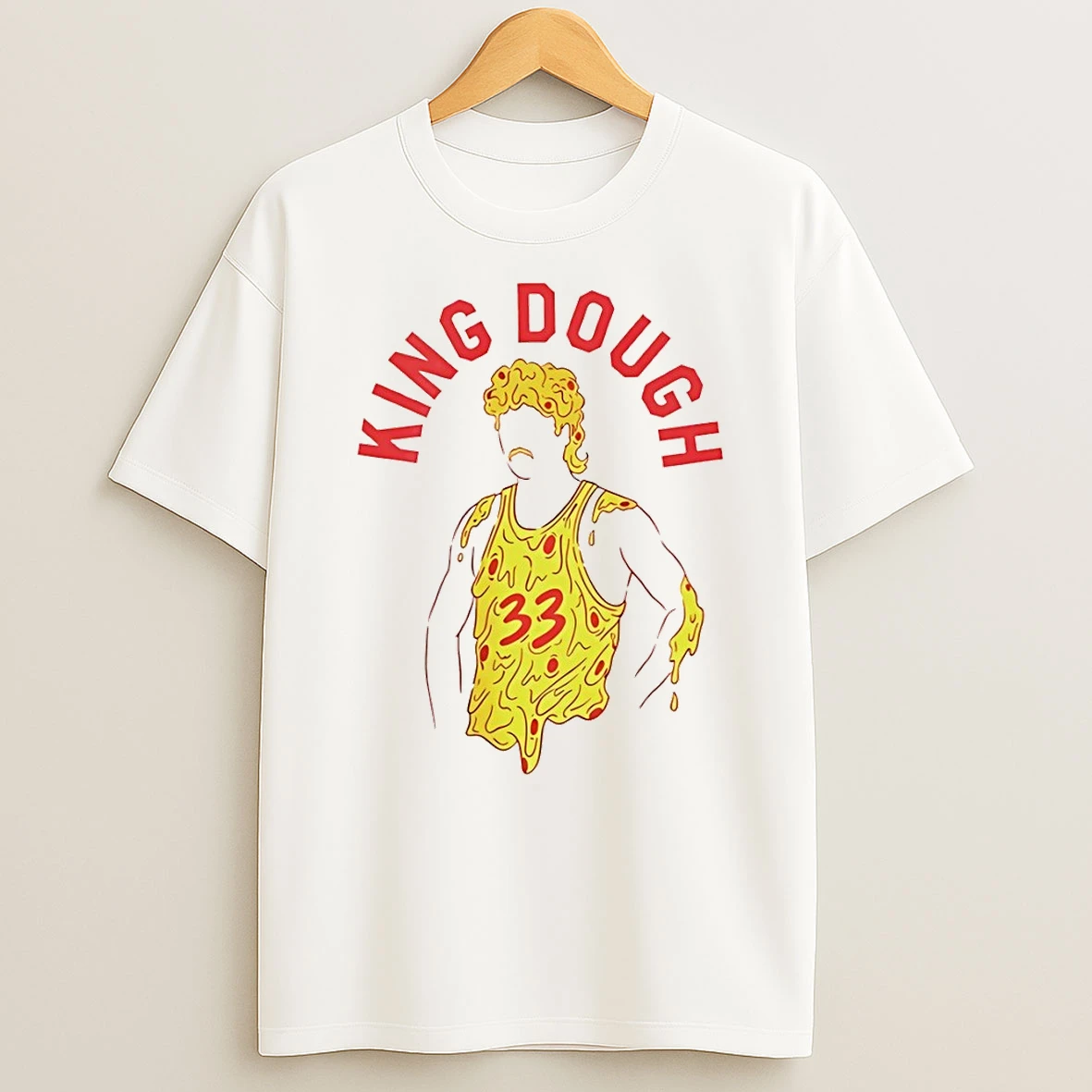 King Dough King Dough Larry Bird Pizza 33 Basketball Shirts