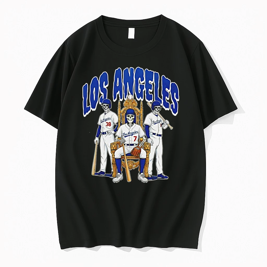 King Skeleton Miguel Rojas Los Angeles Dodgers Baseball 2026 Shirts