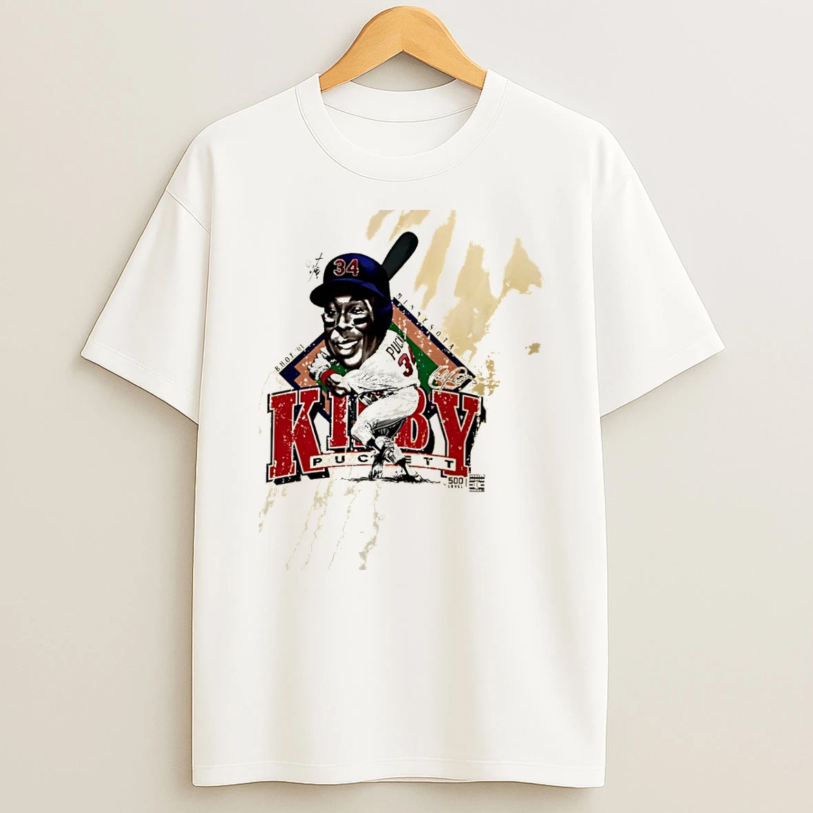 Kirby Puckett Minnesota Bruce Stark Collection Shirts