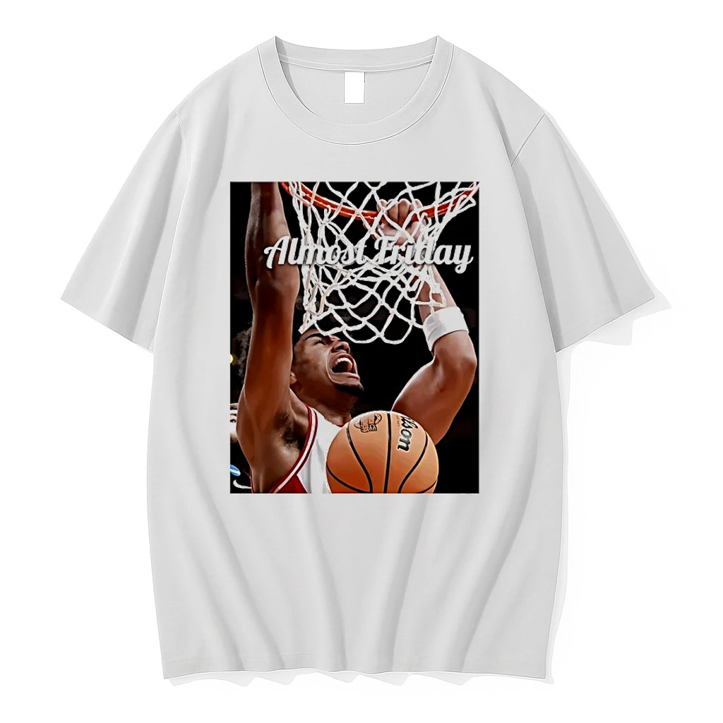 Koa Peat Slam Dunks Against Oscar Cluff 026 Ncaa Tournament Elite Eight Almost Friday Shirts