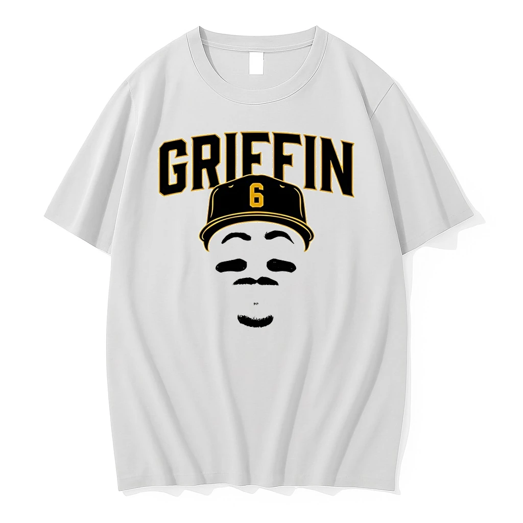 Konnor Griffin 6 Pittsburgh Pirates Baseball Blank Face 2026 Shirts