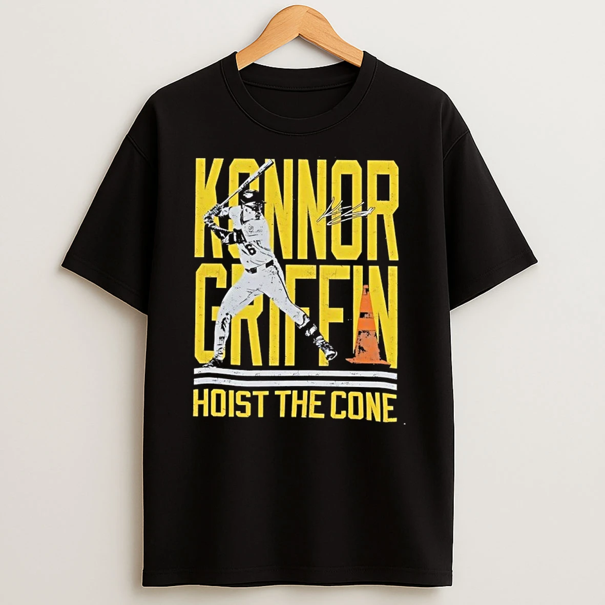 Konnor Griffin Hoist The Cone Pirates Signature Shirts