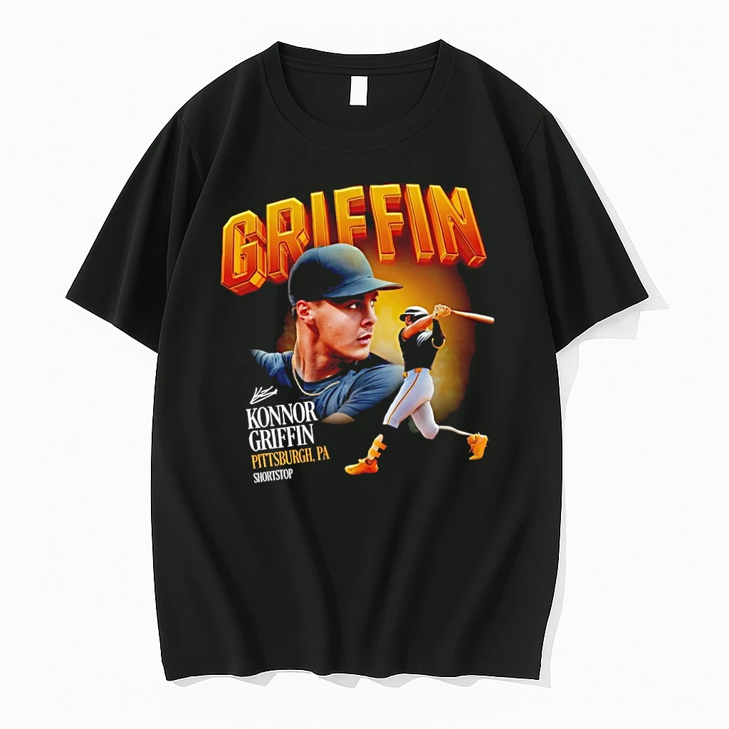 Konnor Griffin Pittsburgh Pirates Baseball Mlb Shortstop Debut Collage Signature Shirts