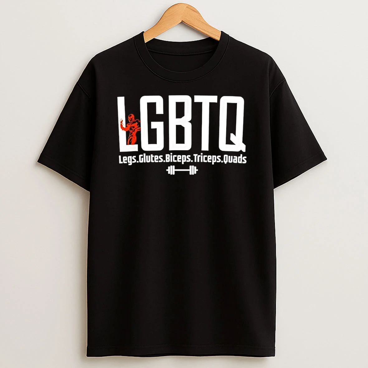 Lgbtq Legs Glutes Biceps Triceps Quads Gym Shirts